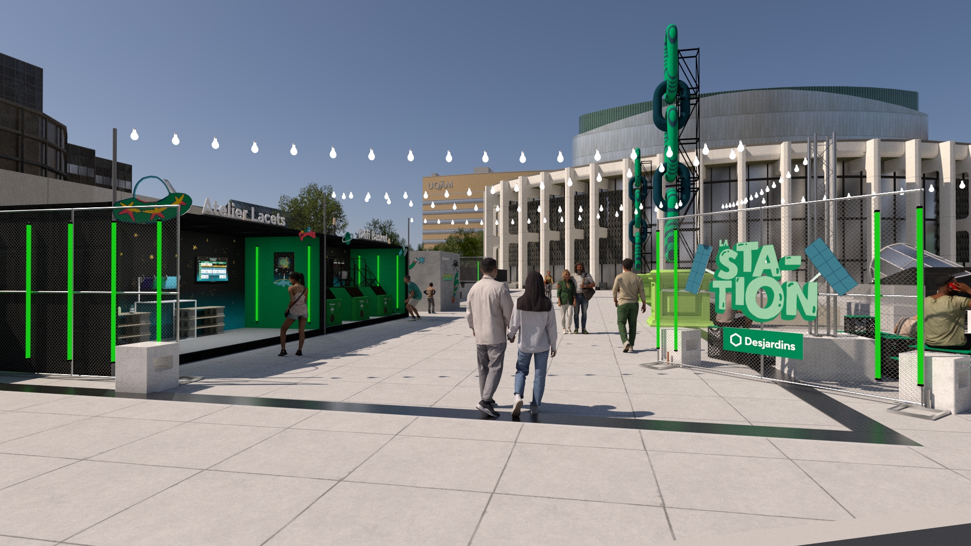 DESJARDINS vue entree Nord
